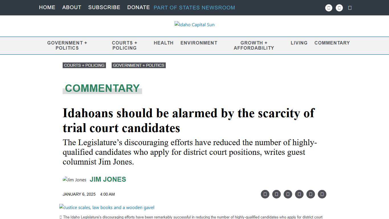 Idahoans should be alarmed by the scarcity of trial court candidates • Idaho Capital Sun